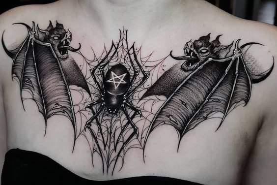 Tattoos vorlagen von Fledermaus