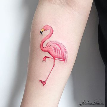 Tattoo-Skizzen Flamingo