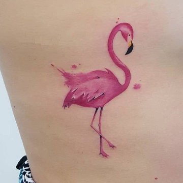 Tattoo-Skizzen Flamingo
