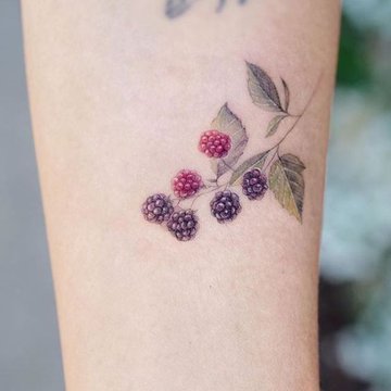 Tattoo-Skizze Beeren