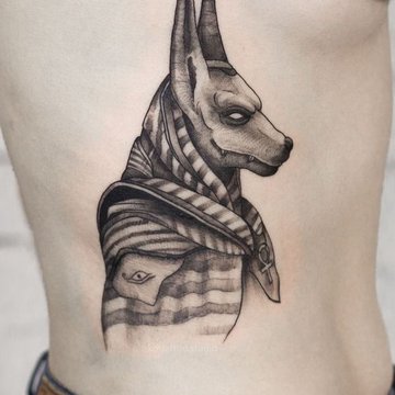 Tätowierungsskizzen Anubis