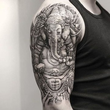 Tattoo Skizzen Ganesha
