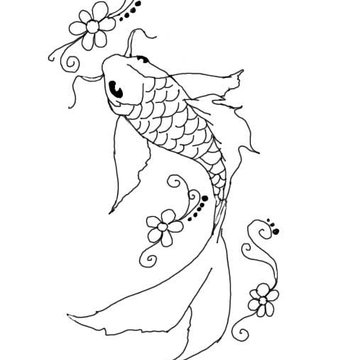 Tattoos Vorlagen vom Goldfisch