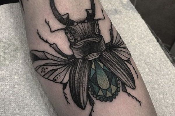 Tattoo Skizze Käfer