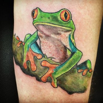 Tätowierungsskizzen Frosch