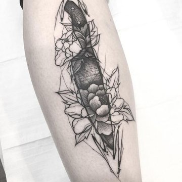 Tattoo Vorlagen vom Dolch