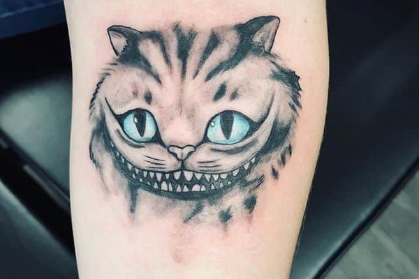Tattoo Skizzen Cheshire Katze