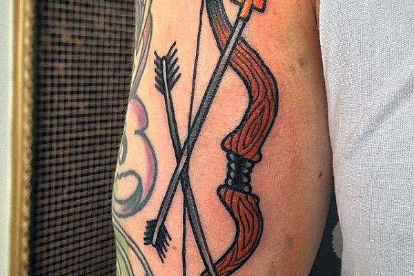 Tattoo-Skizze Armbrust