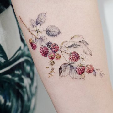 Tattoo-Skizze Beeren