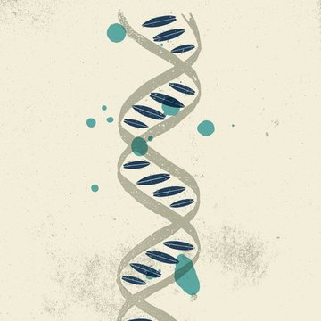 DNA Tattoo Skizze