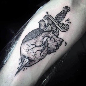 Tattoo Vorlagen vom Dolch