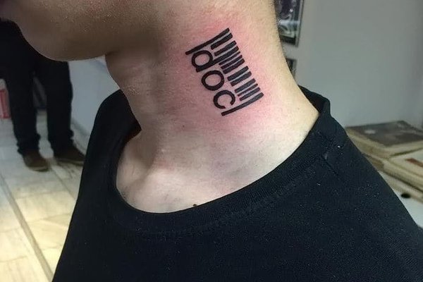 Tattoo-Skizzen "Barcode"