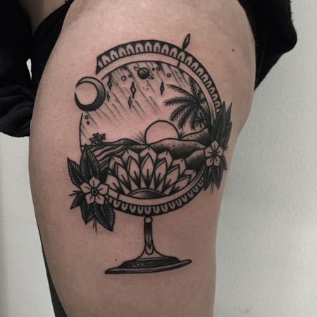 27+ Weltkugel TattoosIdeen Vorlagen & Für Männer und Frauen