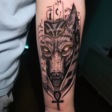 Tätowierungsskizzen Anubis