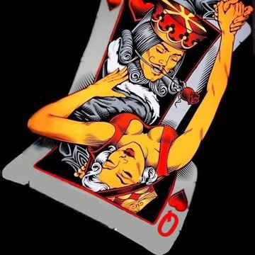 Tattoos Vorlagen von Spielkarten