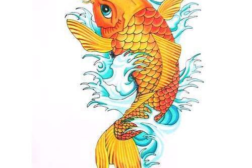 Tattoos Vorlagen vom Goldfisch
