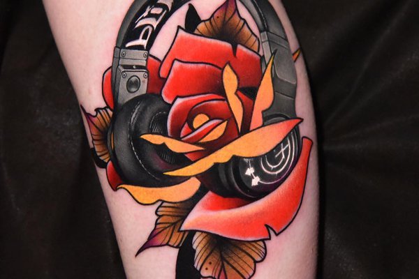 Tattoo-Skizzen “Kopfhörer”