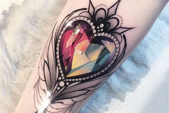 Tätowierungsskizzen Diamant
