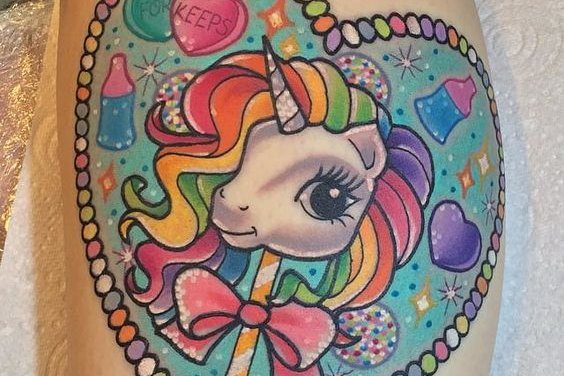 Tätowierungsskizzen Einhorn