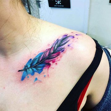 Tattoo Skizzen Federn