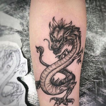 Tätowierungsskizzen Drachen