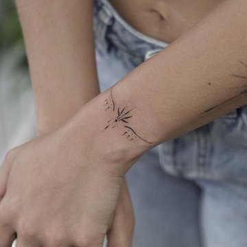 Tattoo am Handgelenk