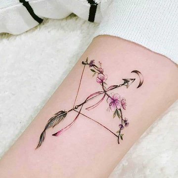 Tattoo-Skizze Armbrust