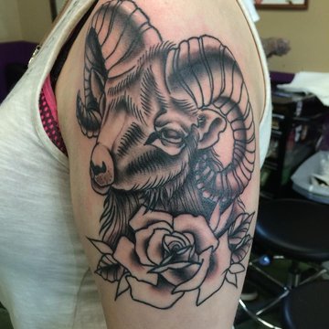 Tattoo-Skizzen Bock