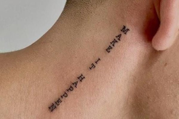 Tattoo mit Spruch