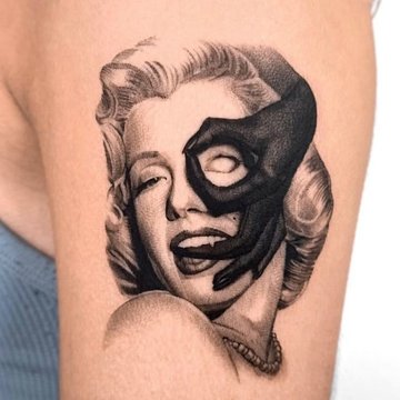 Marilyn Monroe-Tattoo