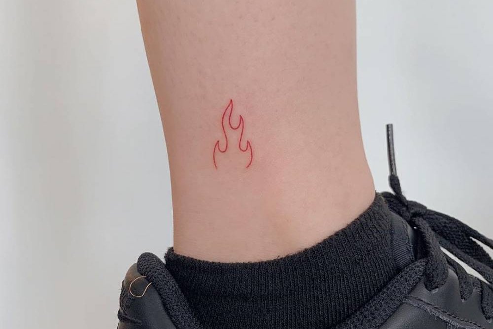 Tattoo-Skizzen Feuer