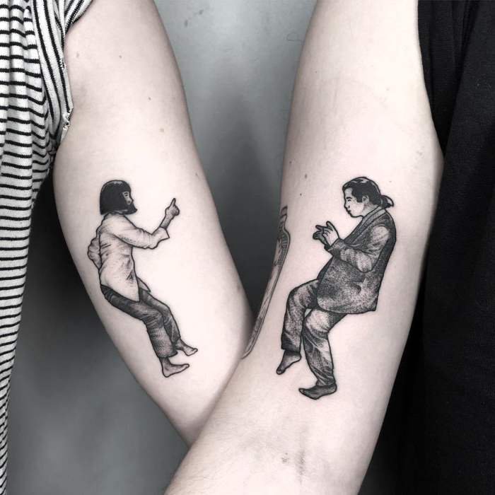 Ausgefallene Ideen für ein PartnerTattoo Mann & Frau VeAn Germany