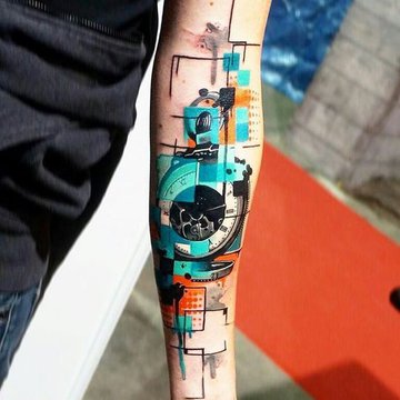 Tattoo-Skizzen “Objektivglas“