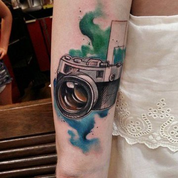 Tattoo-Skizzen “Objektivglas“
