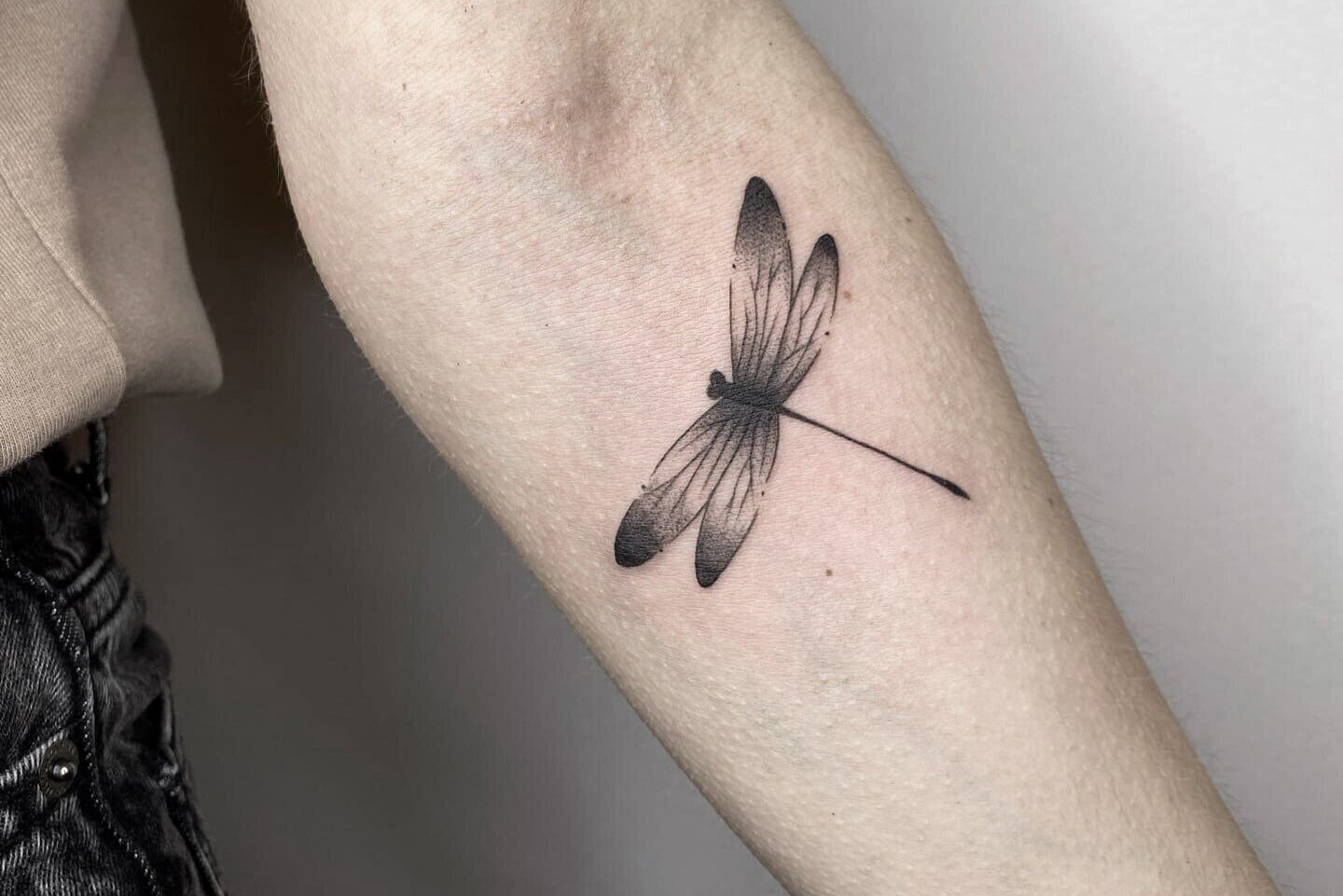 Tattoo Skizze Libelle