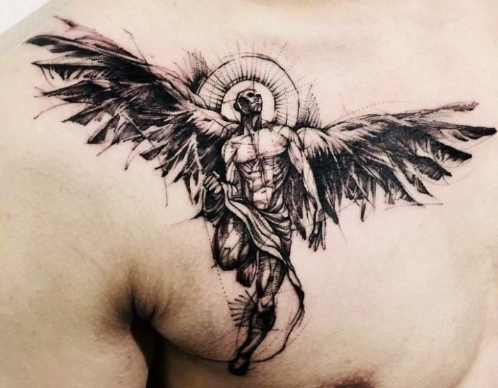 27+ Schöne Engel Tattoos für Männer und Frauen Bedeutung & Vorlagen