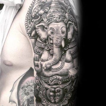 Tattoo Skizzen Ganesha