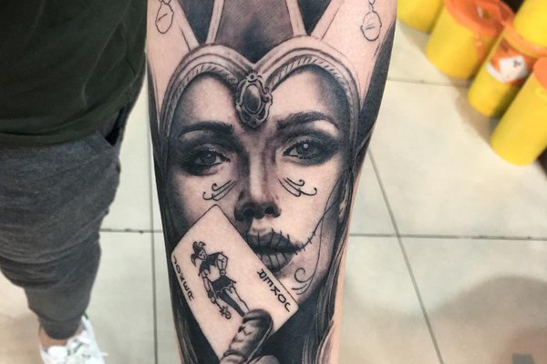 Tattoo-Skizze "Der Narr "