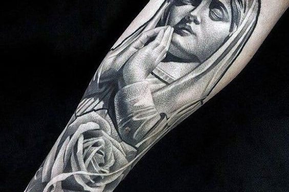 Madonna Tattoo Skizze