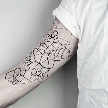 Tätowierungsskizzen Geometrie