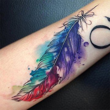 Tattoo Skizzen Federn