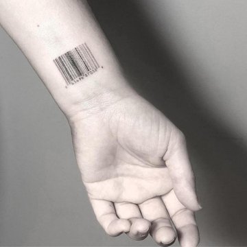 Tattoo-Skizzen "Barcode"