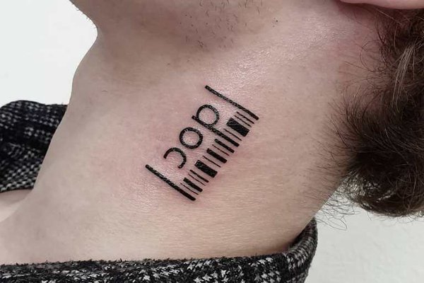 Tattoo-Skizzen "Barcode"