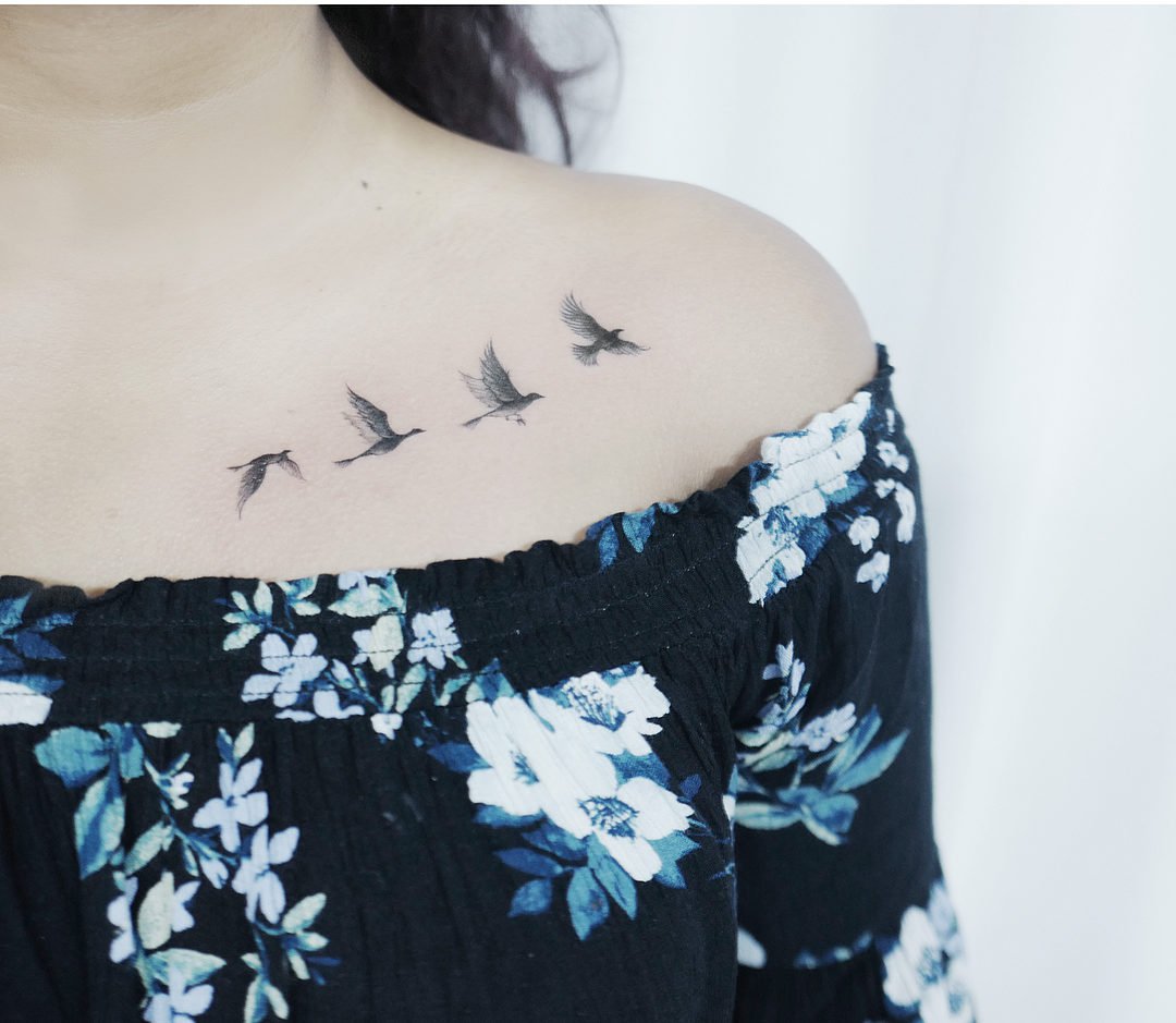 27+ Vögel Tattoo Bedeutung & Vorlagen & Für Männer und Frauen VeAn
