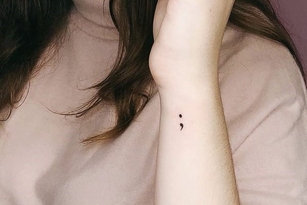 Semikolon Tattoo
