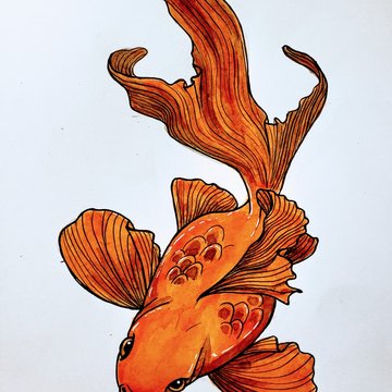 Tattoos Vorlagen vom Goldfisch