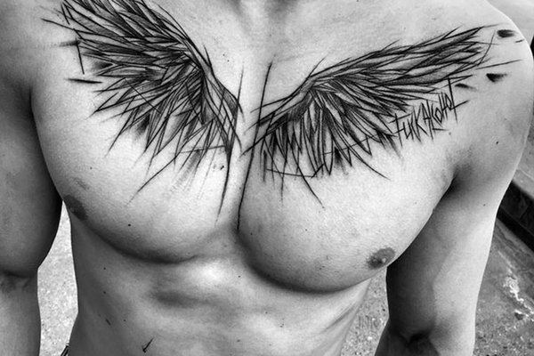 Tattoos Vorlagen von Flügeln
